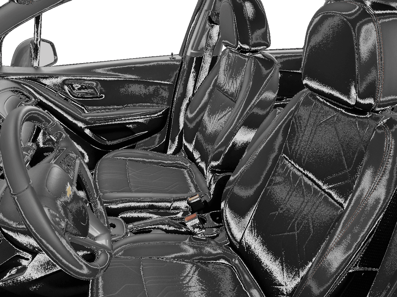 2018 Chevrolet Trax LT - Interior Driver's Side with Door Open, Front Seat Feature