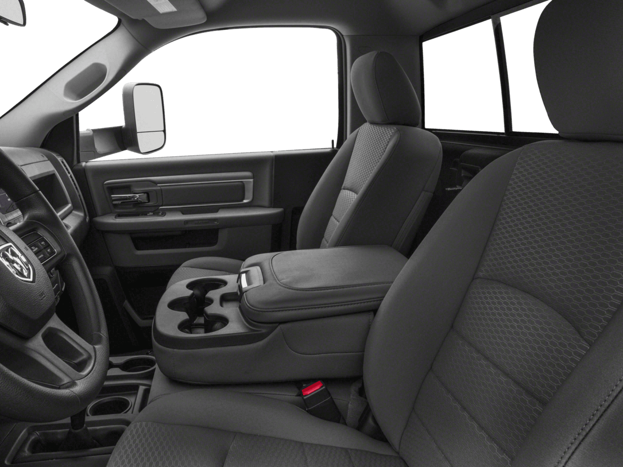 2018 Ram 3500 Tradesman - Interior Driver's Side with Door Open, Front Seat Feature