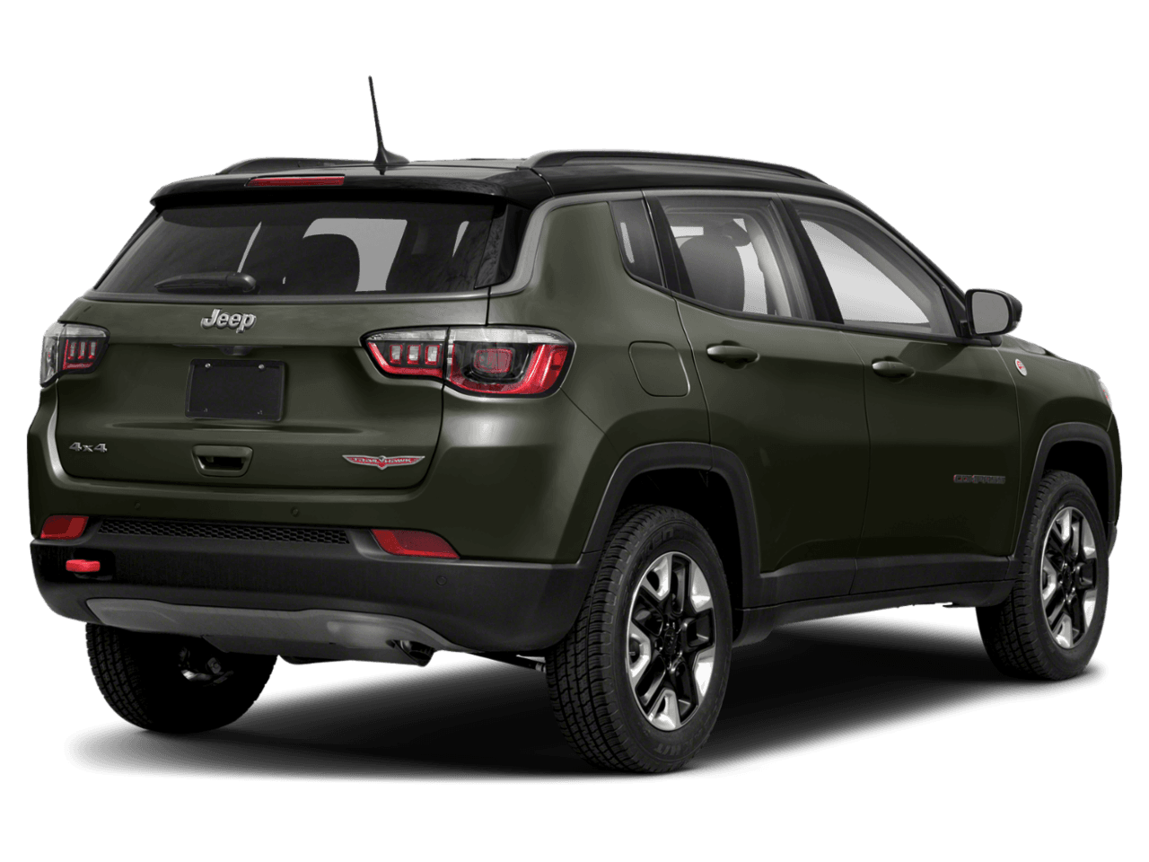 2018 Jeep Compass Trailhawk - Rear 3/4, facing to the right