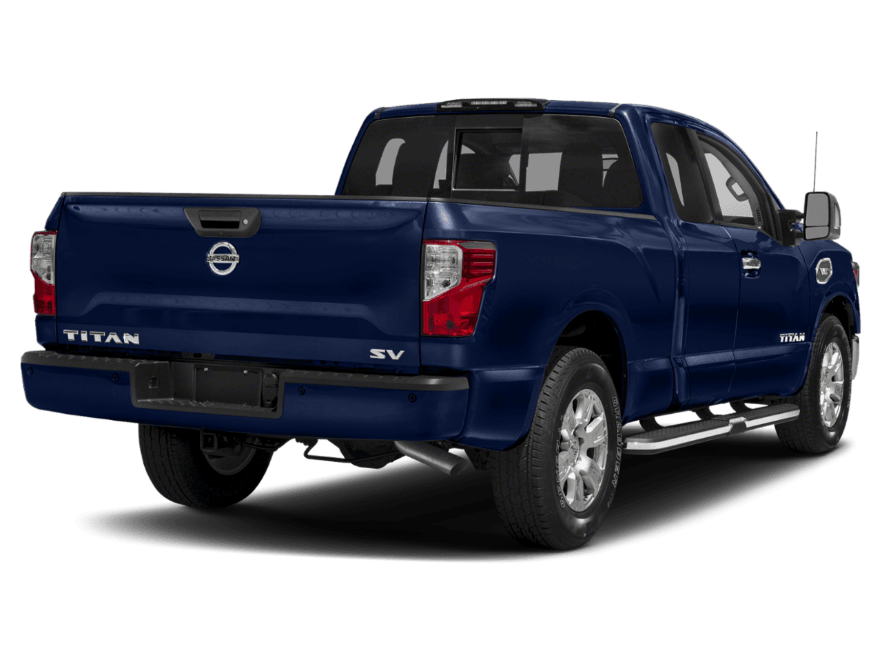 2018 Nissan Titan SV - Rear 3/4, facing to the right