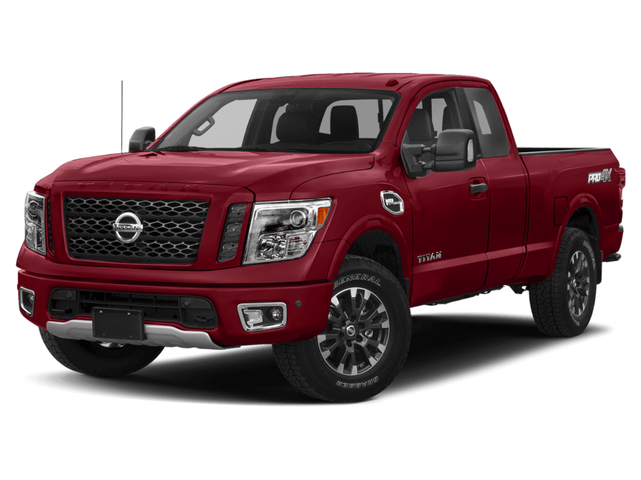 2018 Nissan Titan PRO-4X - Front 3/4, facing to the left