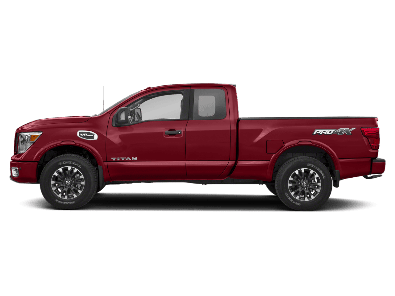 2018 Nissan Titan PRO-4X - Profile, facing to the left