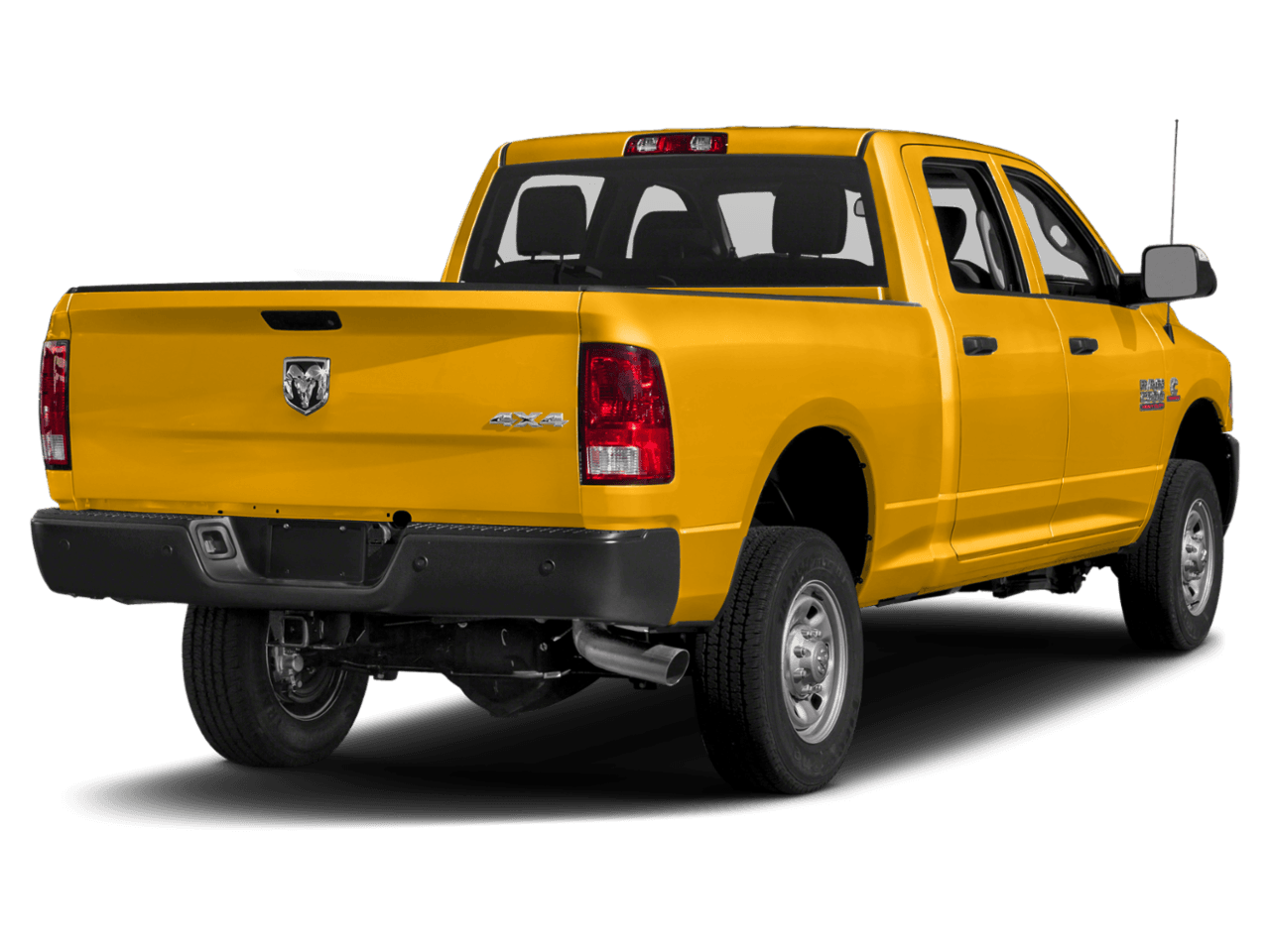 2018 Ram 2500 Tradesman - Rear 3/4, facing to the right