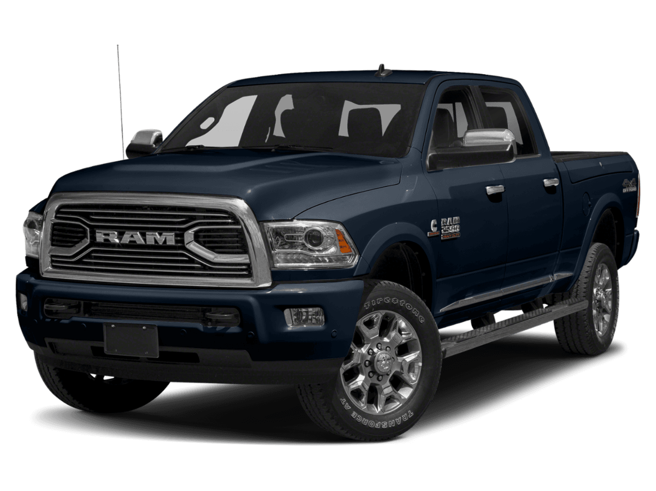 2018 Ram 2500 Laramie Longhorn - Front 3/4, facing to the left