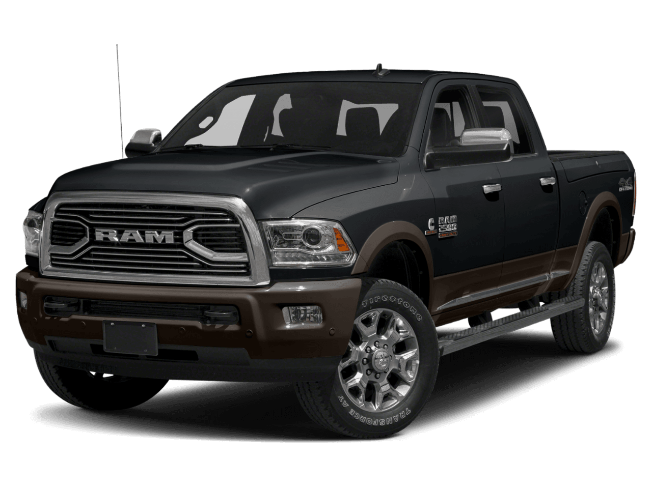 2018 Ram 2500 Laramie Longhorn - Front 3/4, facing to the left