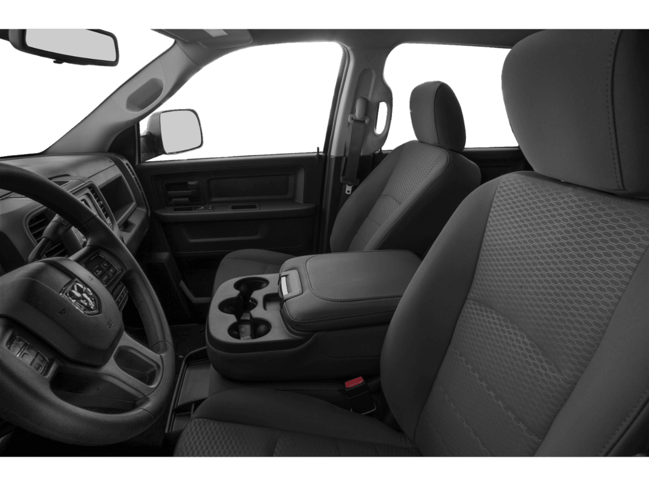 2018 Ram 2500 Tradesman - Interior Driver's Side with Door Open, Front Seat Feature