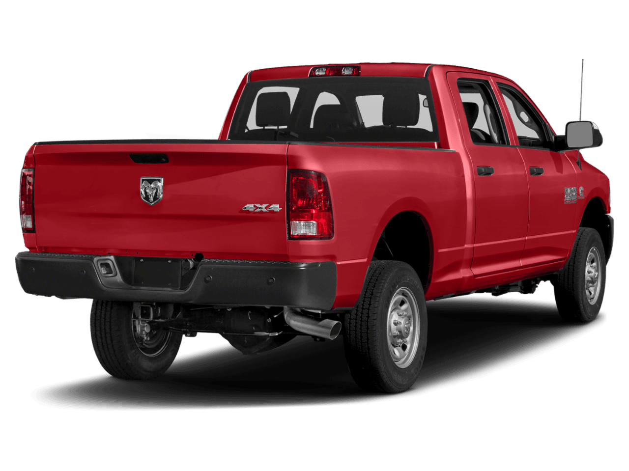 2018 Ram 2500 Tradesman - Rear 3/4, facing to the right