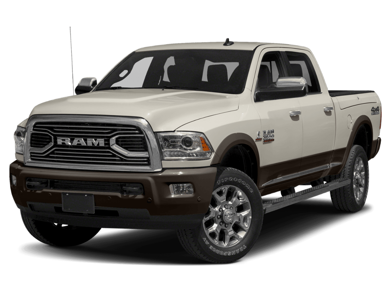 2018 Ram 2500 Laramie Longhorn - Front 3/4, facing to the left