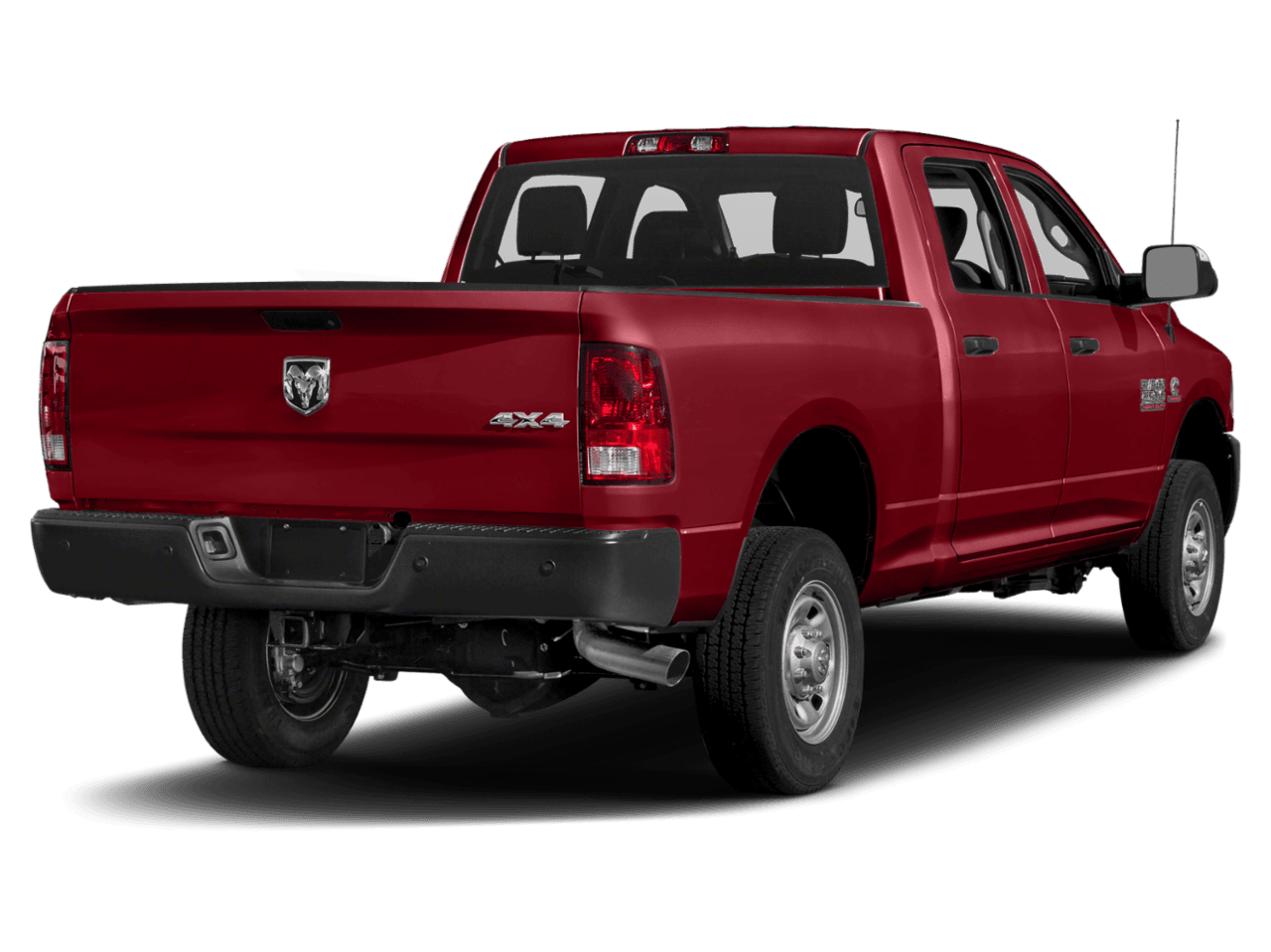 2018 Ram 2500 Tradesman - Rear 3/4, facing to the right