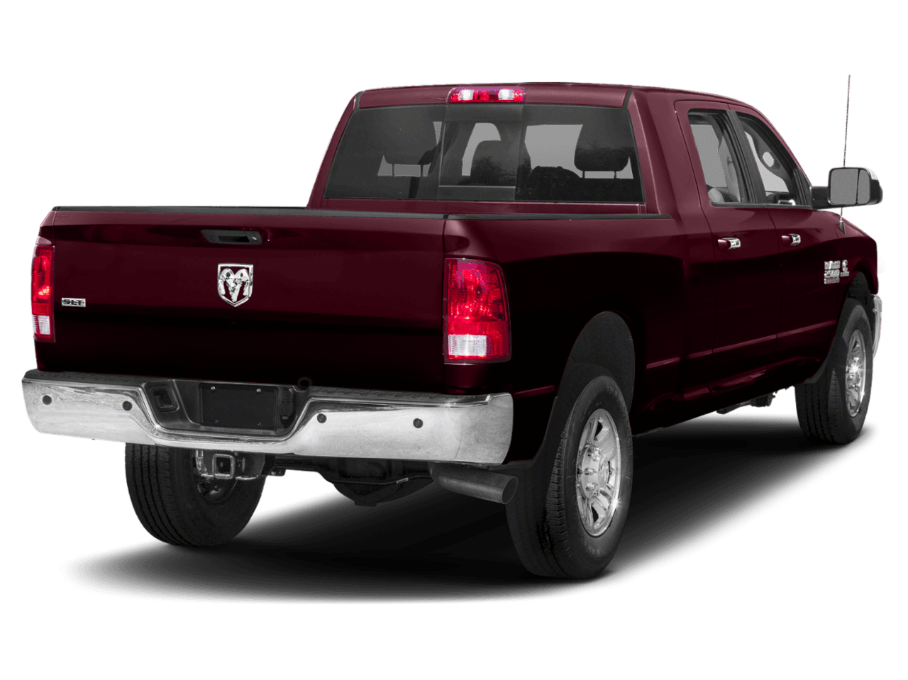 2018 Ram 2500 Big Horn - Rear 3/4, facing to the right
