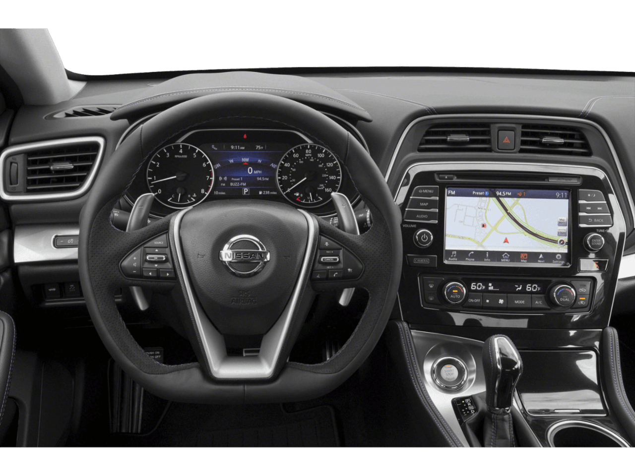 2018 Nissan Maxima SR - Interior Drivers Dash