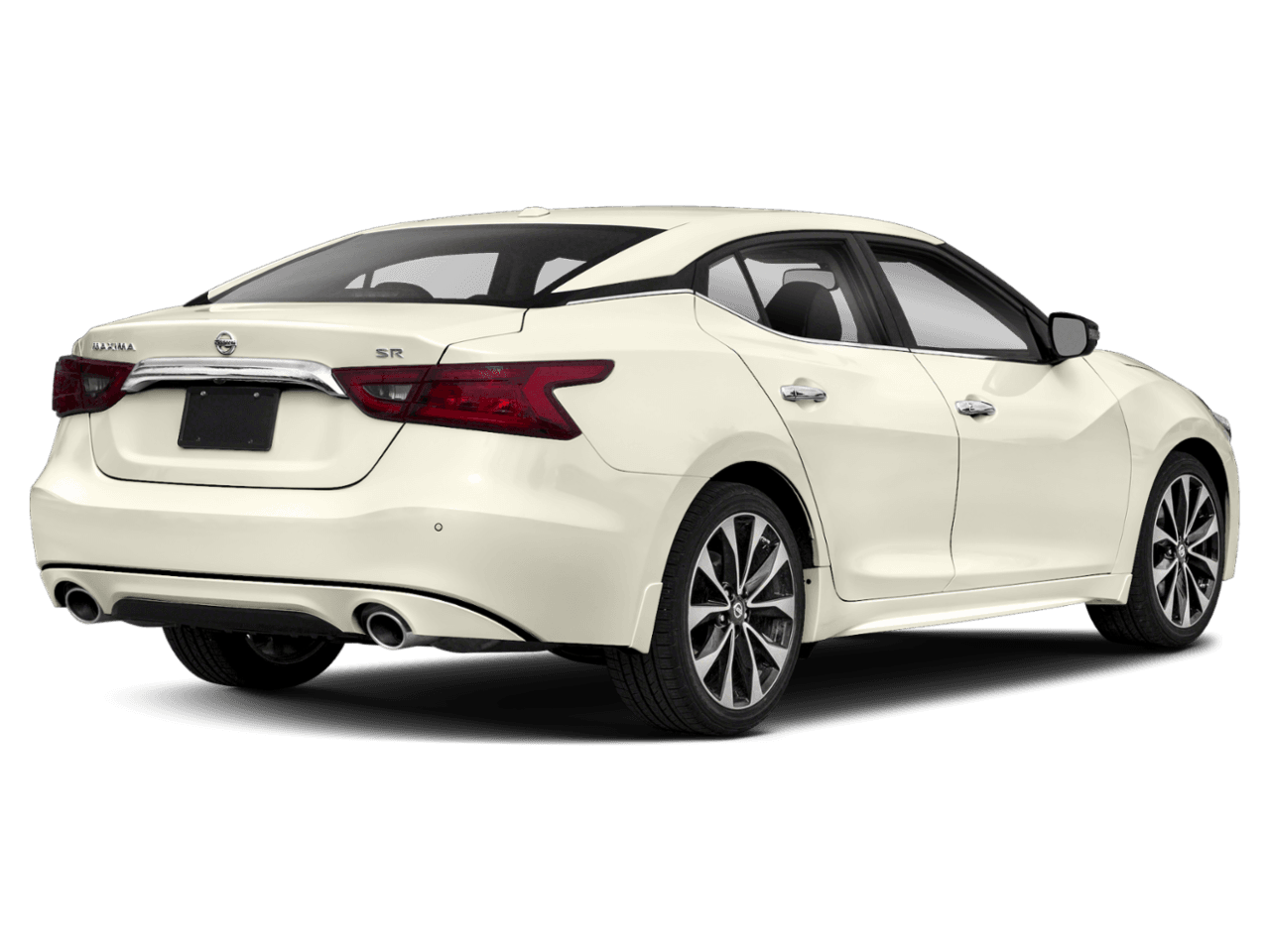 2018 Nissan Maxima SR - Rear 3/4, facing to the right