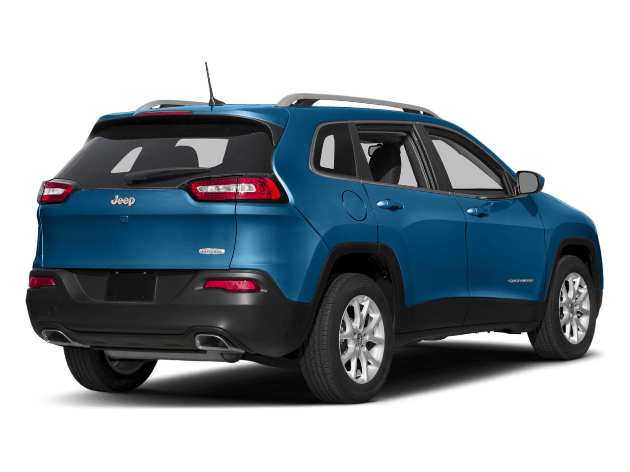 2018 Jeep Cherokee Latitude - Rear 3/4, facing to the right