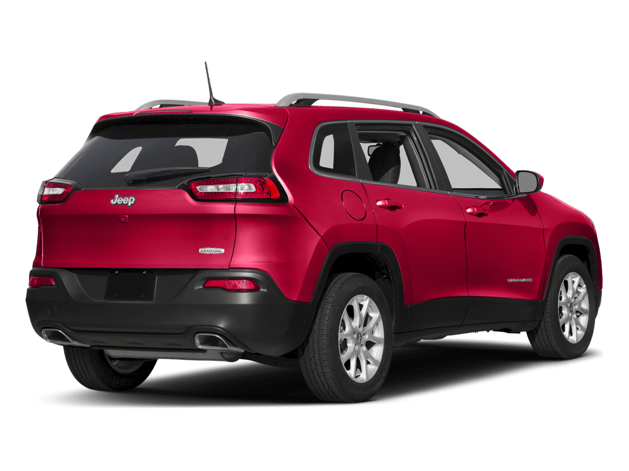 2018 Jeep Cherokee Latitude - Rear 3/4, facing to the right
