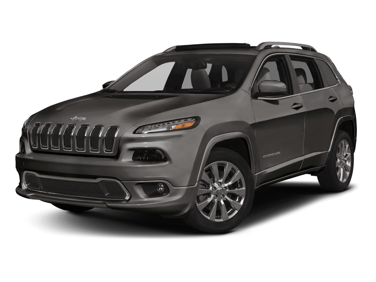 2018 Jeep Cherokee Overland - Front 3/4, facing to the left