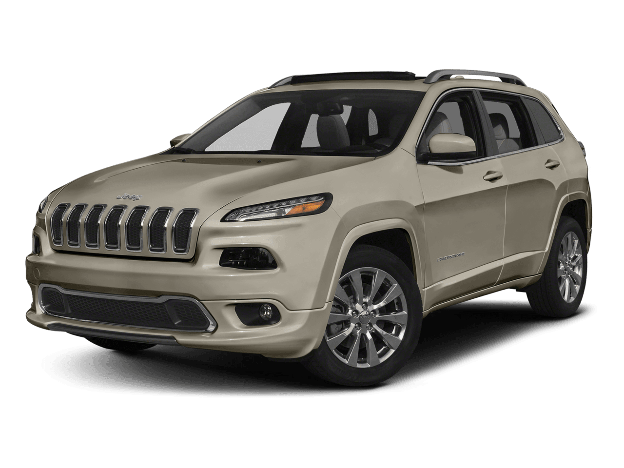 2018 Jeep Cherokee Overland - Front 3/4, facing to the left