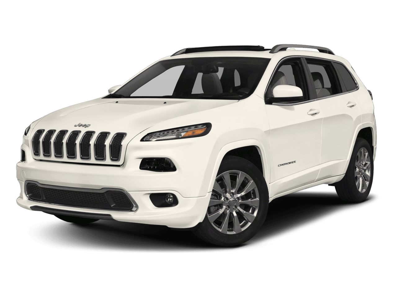 2018 Jeep Cherokee Overland - Front 3/4, facing to the left