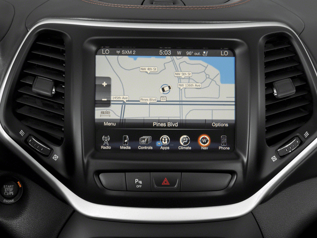 2018 Jeep Cherokee Overland - Interior Navigation System