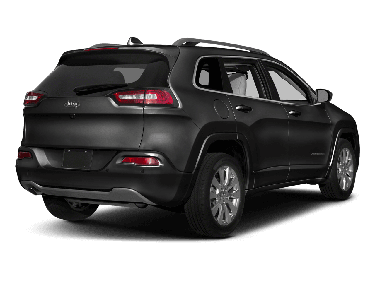 2018 Jeep Cherokee Overland - Rear 3/4, facing to the right