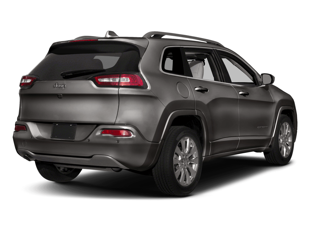 2018 Jeep Cherokee Overland - Rear 3/4, facing to the right