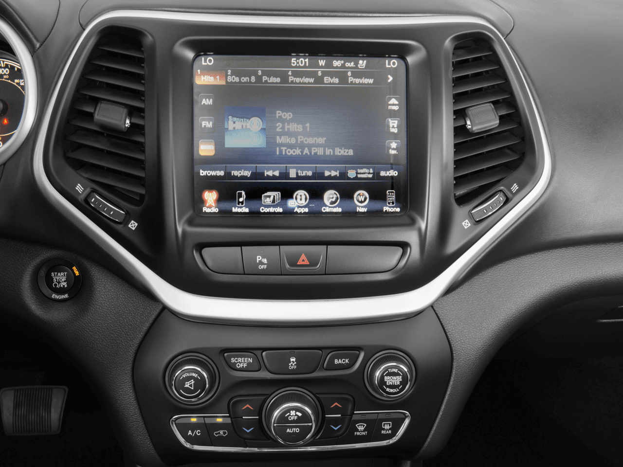 2018 Jeep Cherokee Overland - Interior Stereo System