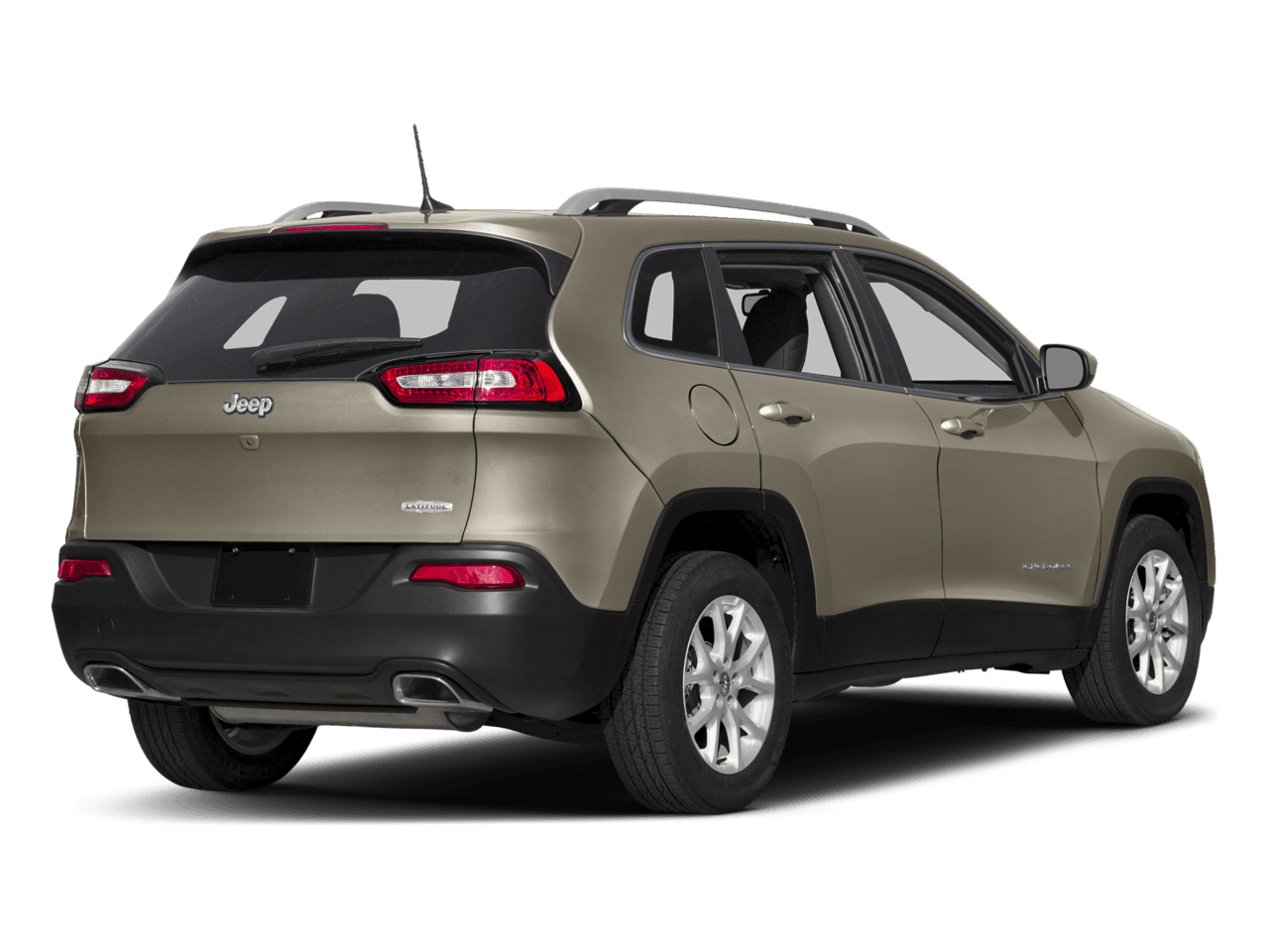 2018 Jeep Cherokee Latitude - Rear 3/4, facing to the right