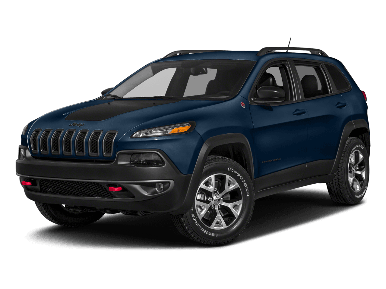 2018 Jeep Cherokee Trailhawk - Front 3/4, facing to the left