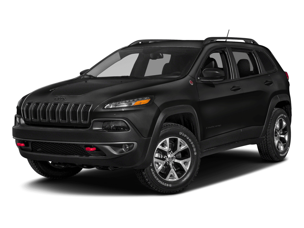 2018 Jeep Cherokee Trailhawk - Front 3/4, facing to the left