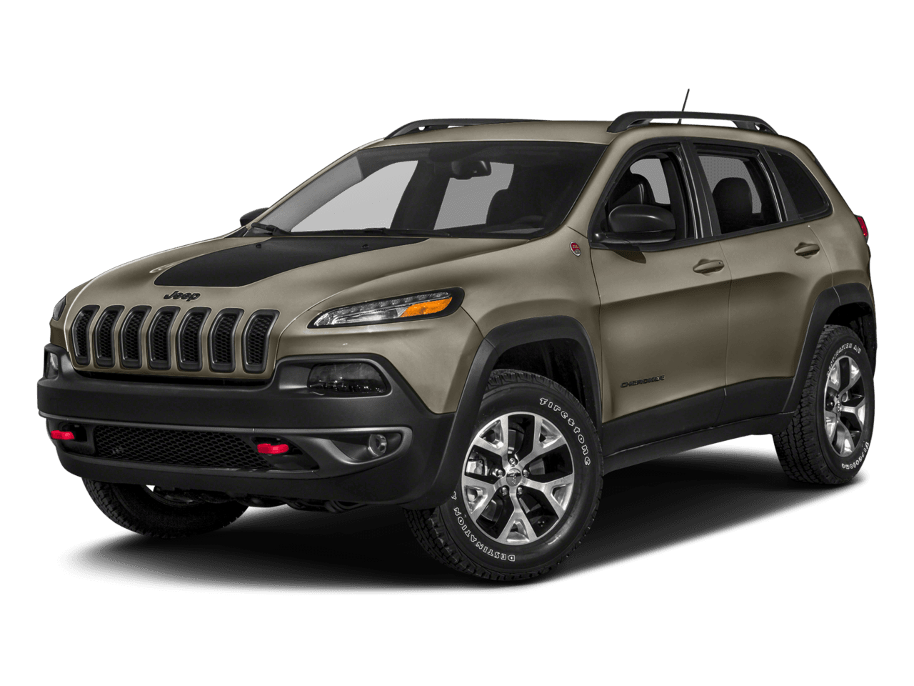 2018 Jeep Cherokee Trailhawk - Front 3/4, facing to the left