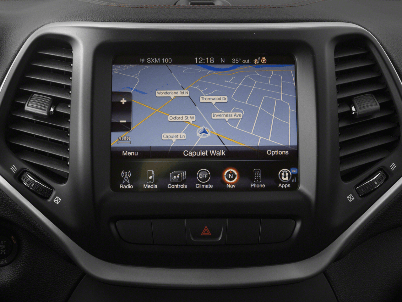 2018 Jeep Cherokee Trailhawk - Interior Navigation System