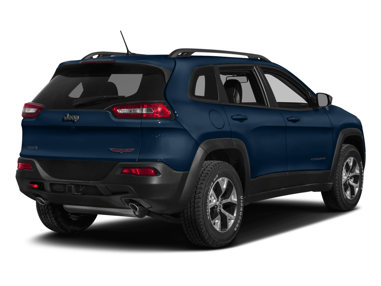 2018 Jeep Cherokee Trailhawk - Rear 3/4, facing to the right