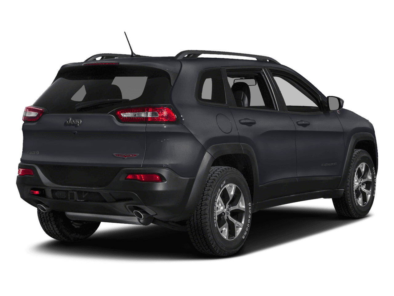 2018 Jeep Cherokee Trailhawk - Rear 3/4, facing to the right
