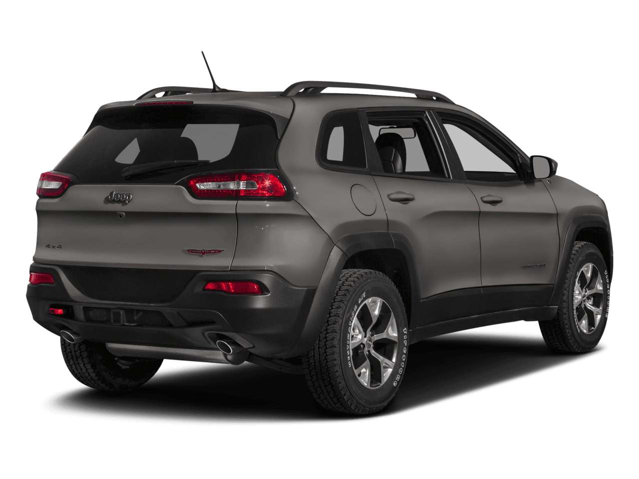 2018 Jeep Cherokee Trailhawk - Rear 3/4, facing to the right