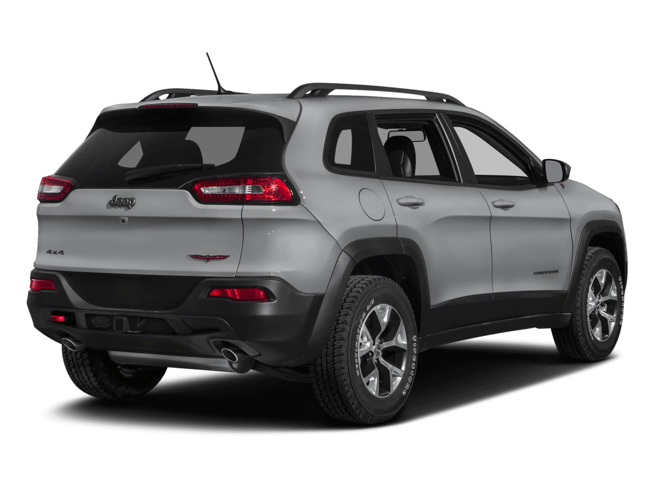2018 Jeep Cherokee Trailhawk - Rear 3/4, facing to the right