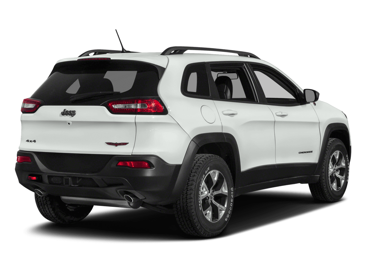 2018 Jeep Cherokee Trailhawk - Rear 3/4, facing to the right