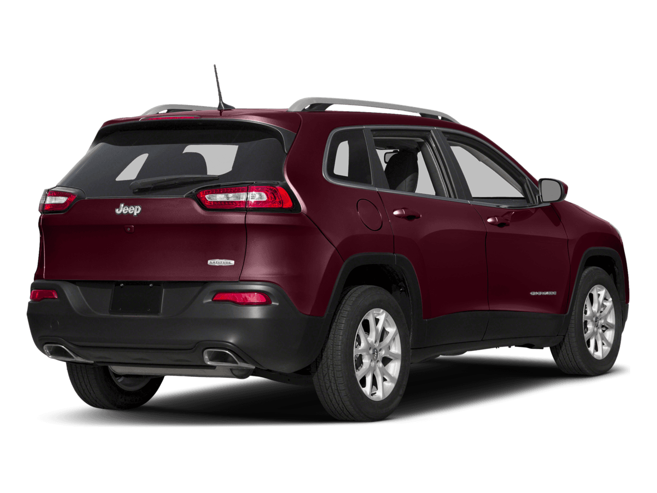2018 Jeep Cherokee Latitude Plus - Rear 3/4, facing to the right