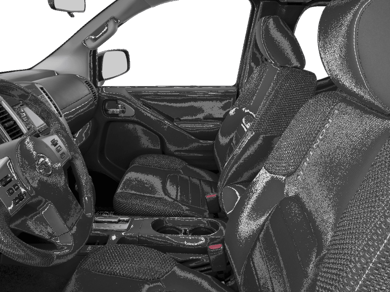 2018 Nissan Frontier Desert Runner - Interior Driver's Side with Door Open, Front Seat Feature