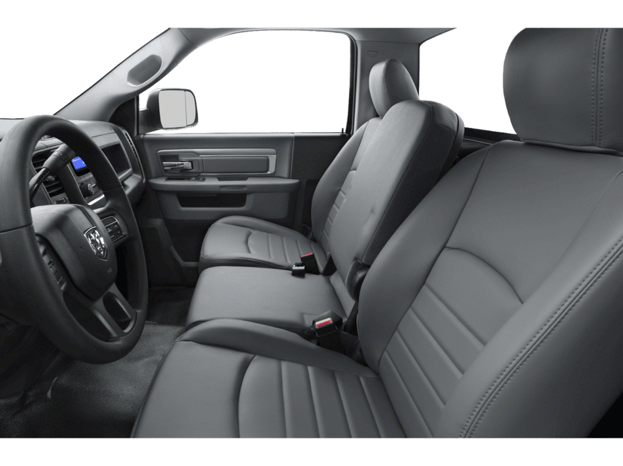 2018 Ram 5500 Chassis Cab Tradesman - Interior Driver's Side with Door Open, Front Seat Feature
