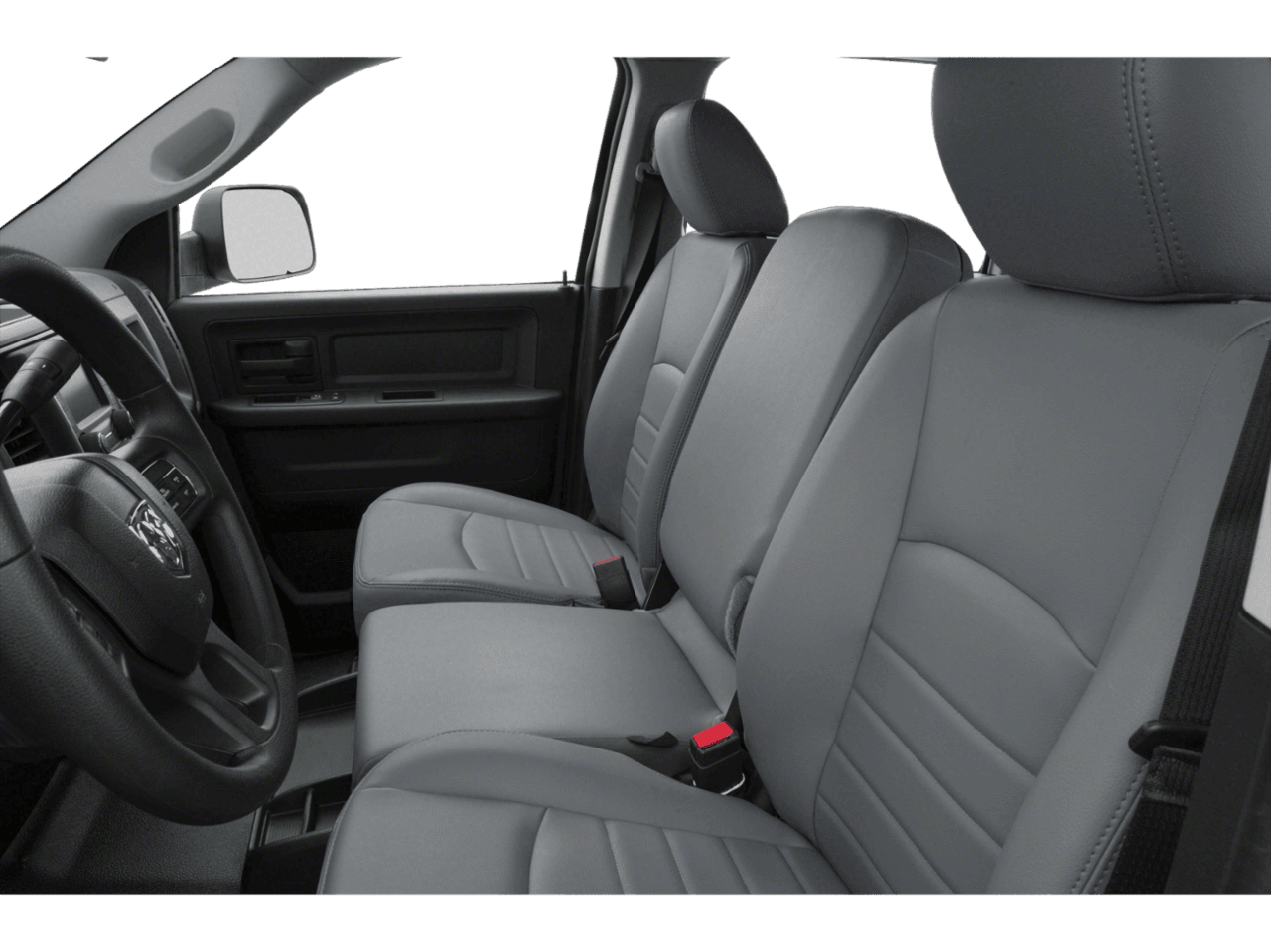 2018 Ram 5500 Chassis Cab SLT - Interior Driver's Side with Door Open, Front Seat Feature