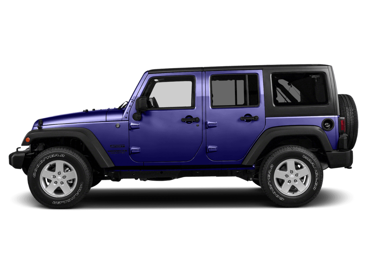 2018 Jeep Wrangler JK Unlimited Willys Wheeler W - Profile, facing to the left