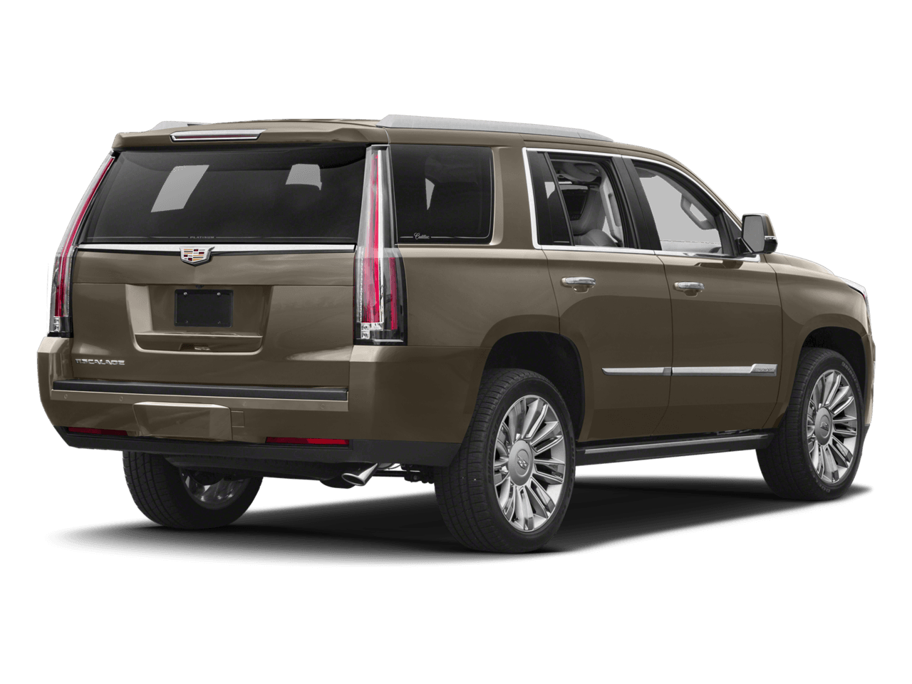 2018 Cadillac Escalade Platinum - Rear 3/4, facing to the right