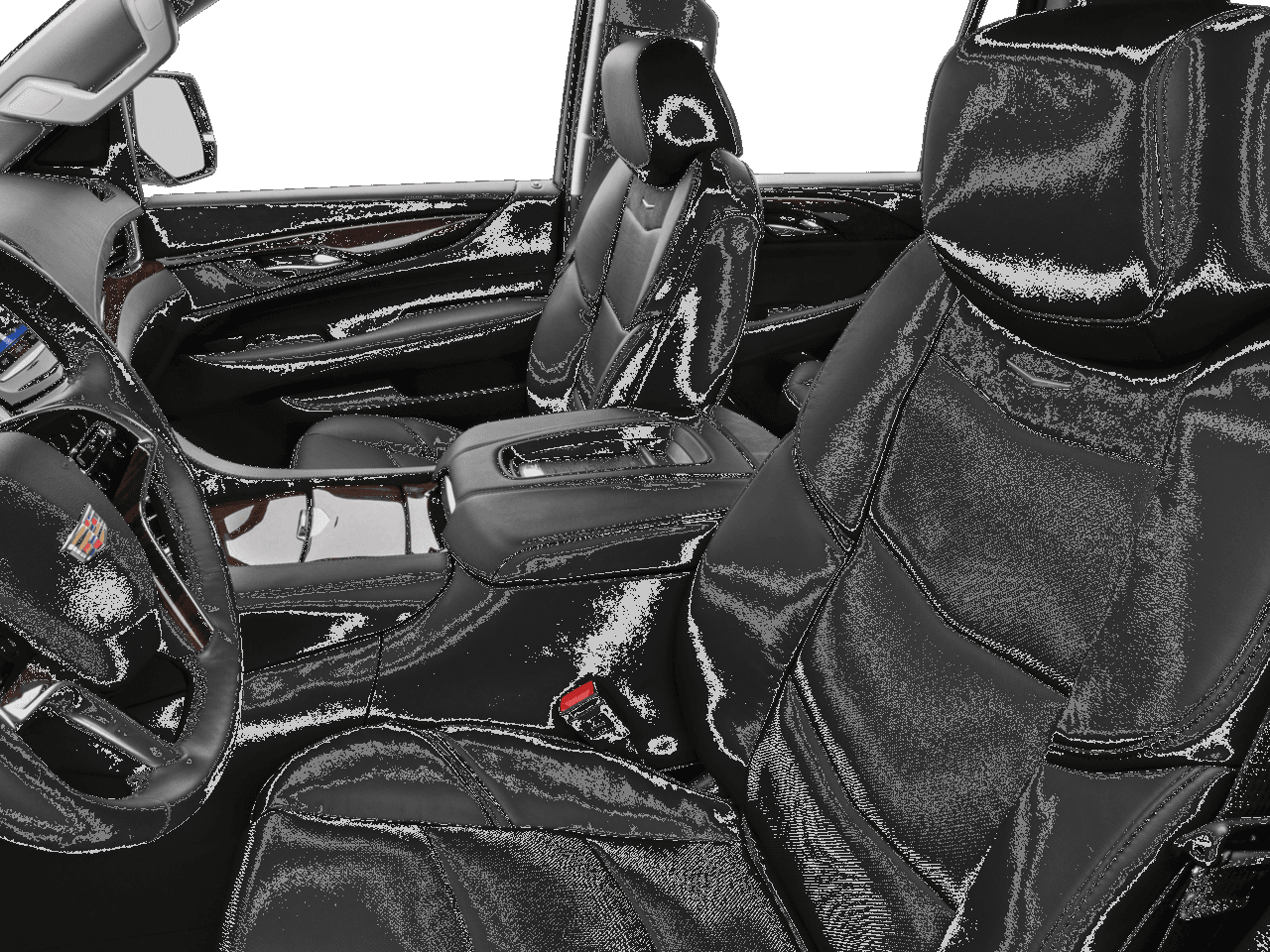 2018 Cadillac Escalade Premium Luxury - Interior Driver's Side with Door Open, Front Seat Feature