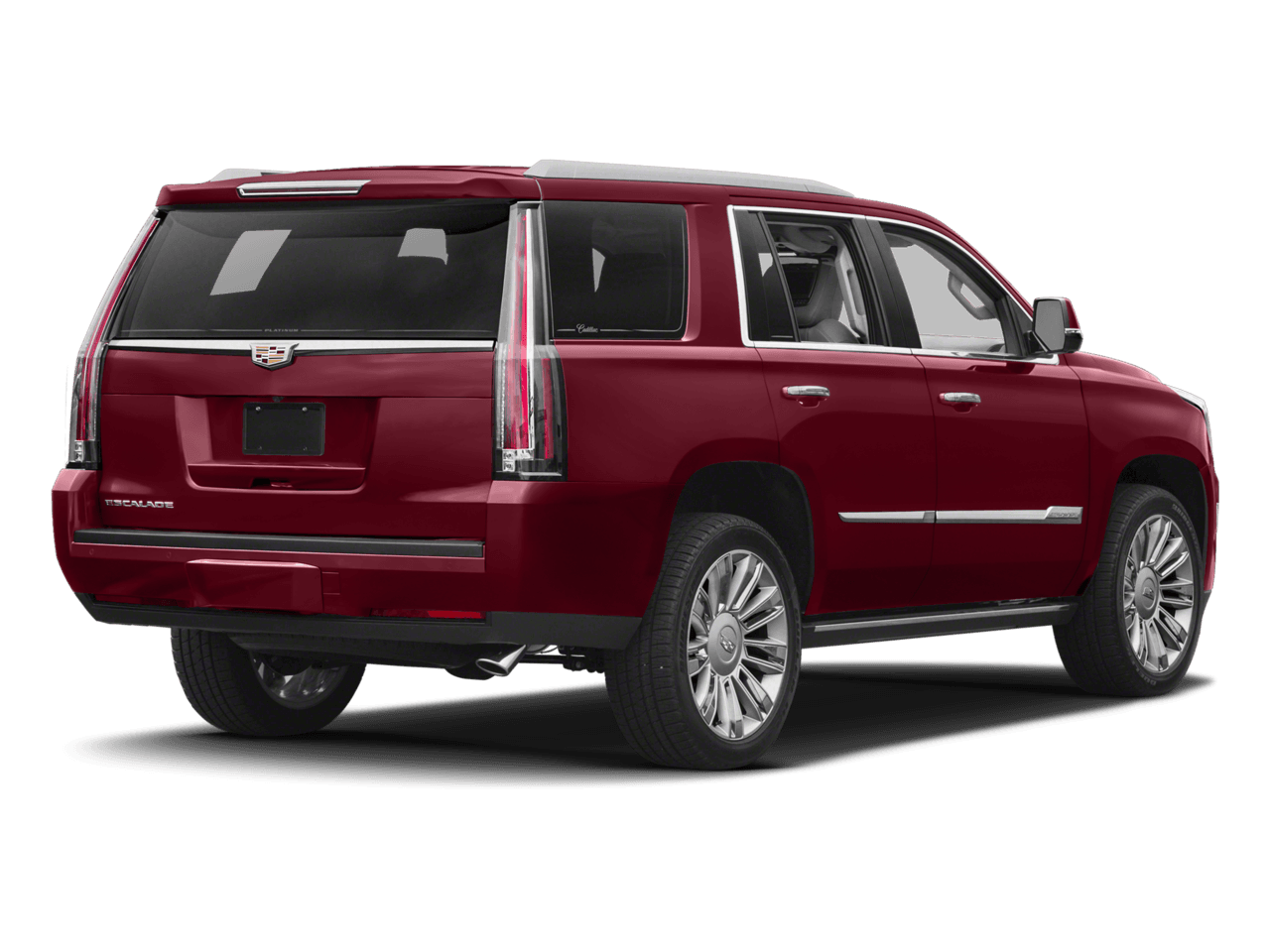 2018 Cadillac Escalade Platinum - Rear 3/4, facing to the right