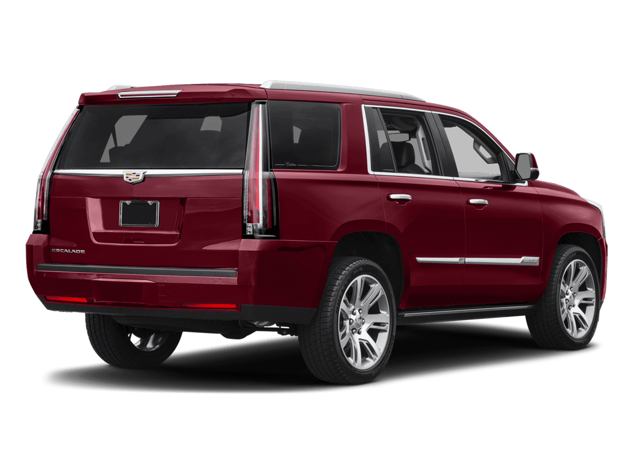 2018 Cadillac Escalade Premium Luxury - Rear 3/4, facing to the right