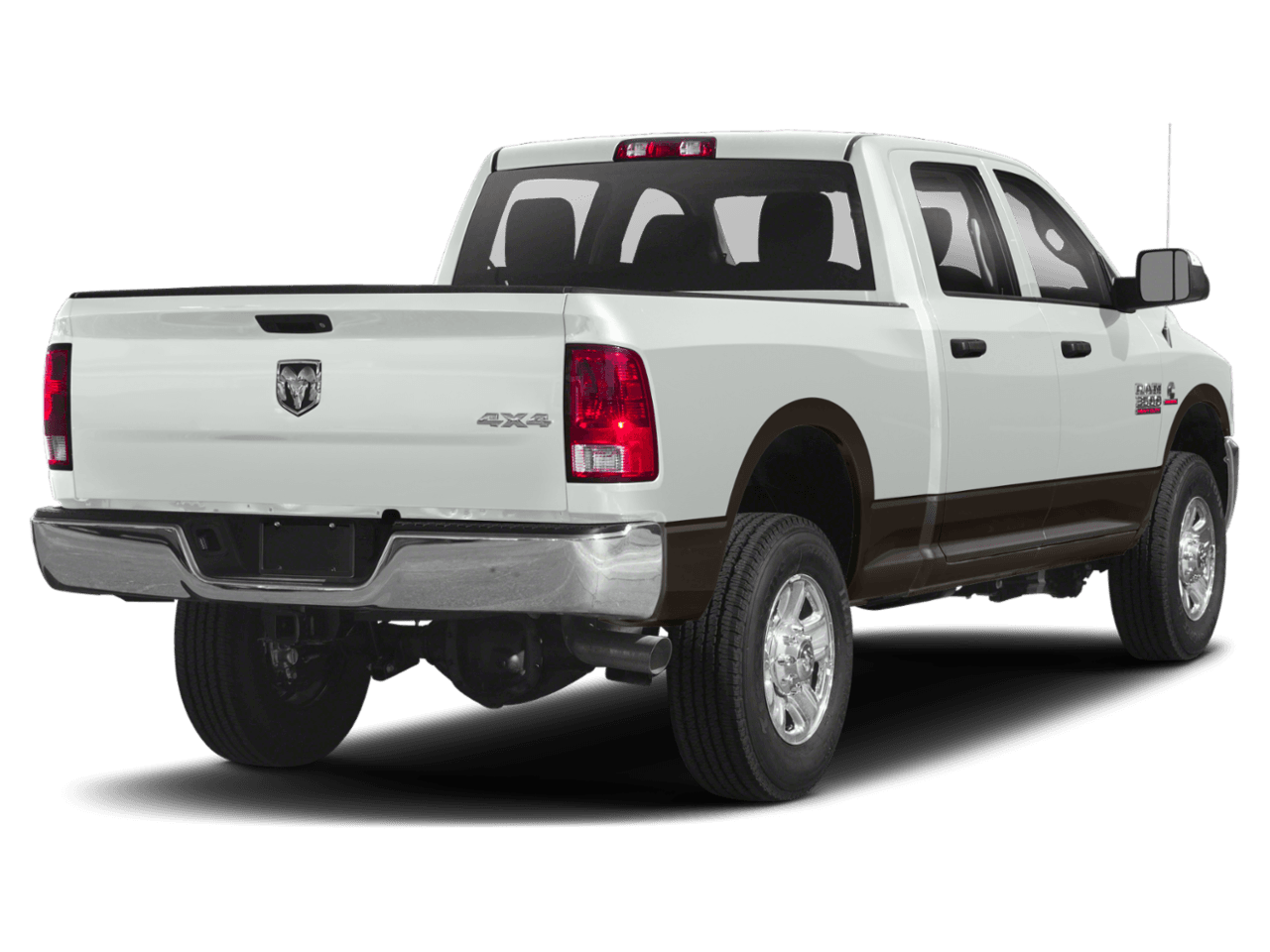 2018 Ram 3500 Laramie Longhorn - Rear 3/4, facing to the right