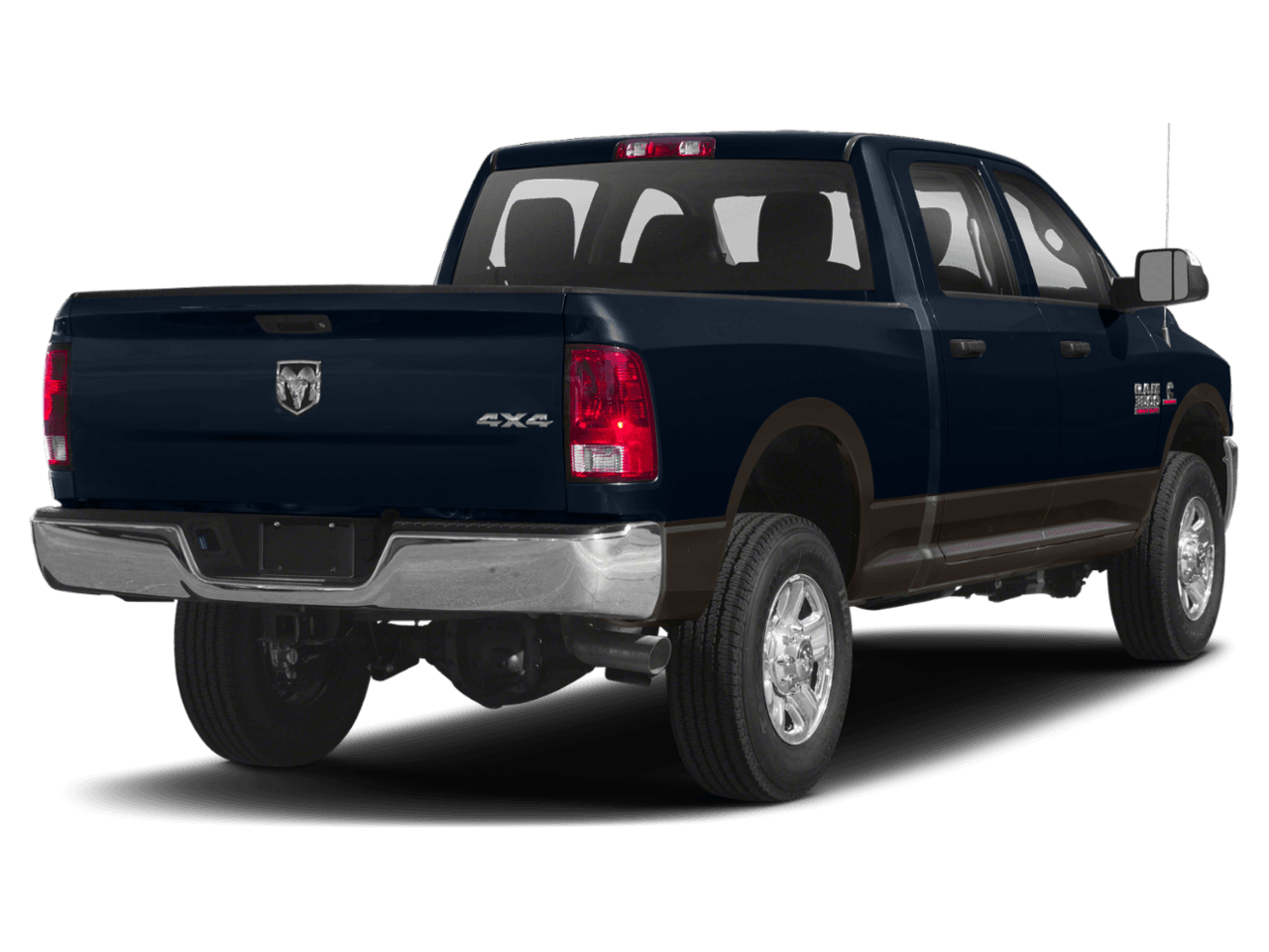 2018 Ram 3500 Laramie Longhorn - Rear 3/4, facing to the right