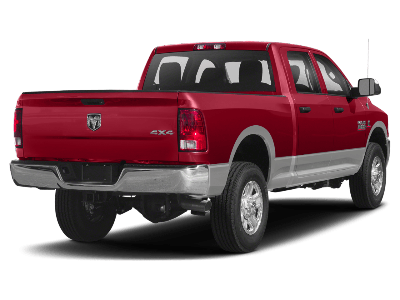 2018 Ram 3500 Big Horn - Rear 3/4, facing to the right