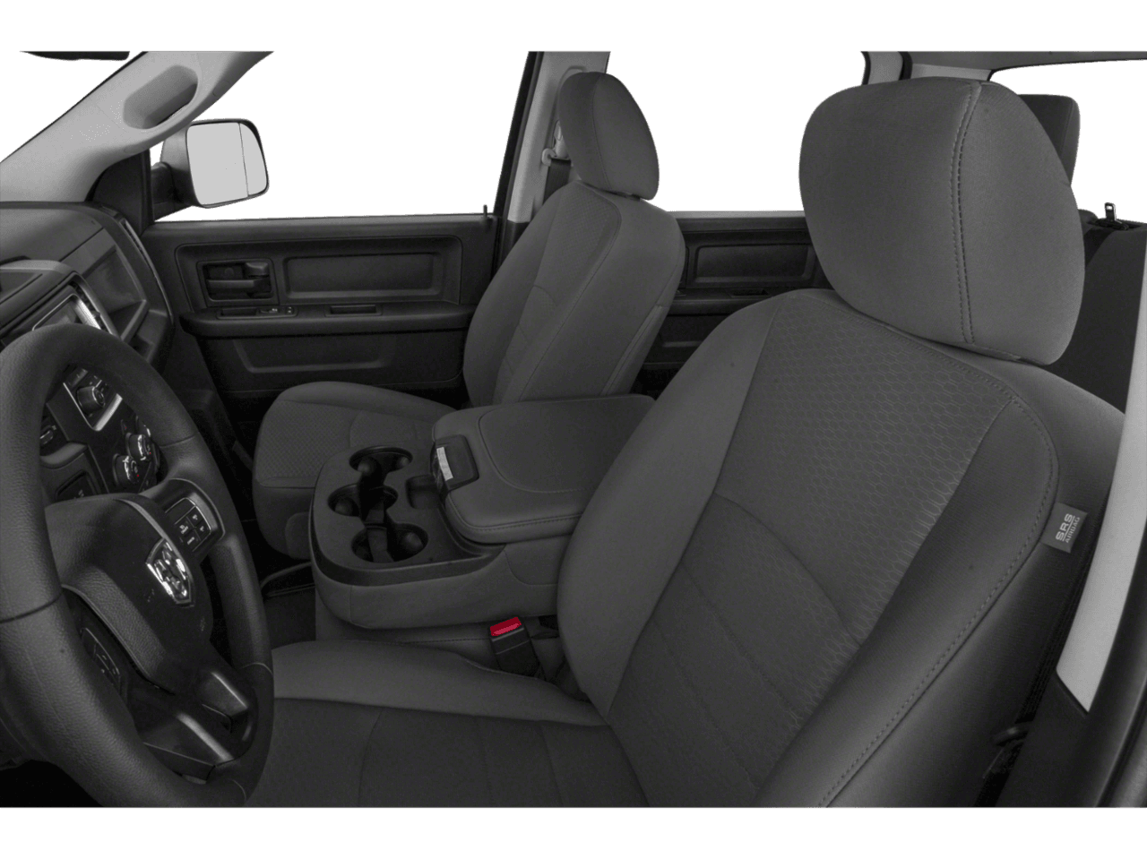 2018 Ram 3500 Laramie Longhorn - Interior Driver's Side with Door Open, Front Seat Feature
