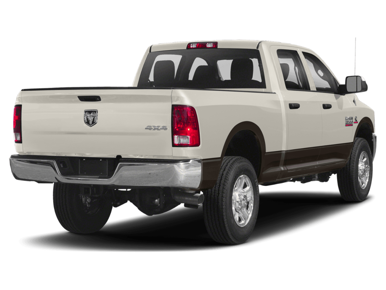 2018 Ram 3500 Laramie Longhorn - Rear 3/4, facing to the right