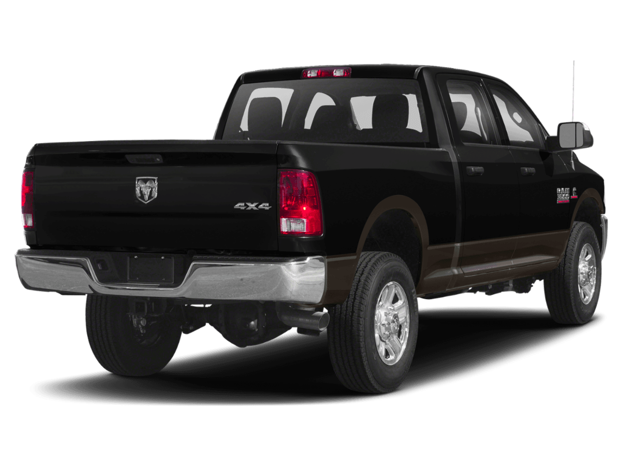 2018 Ram 3500 Laramie Longhorn - Rear 3/4, facing to the right